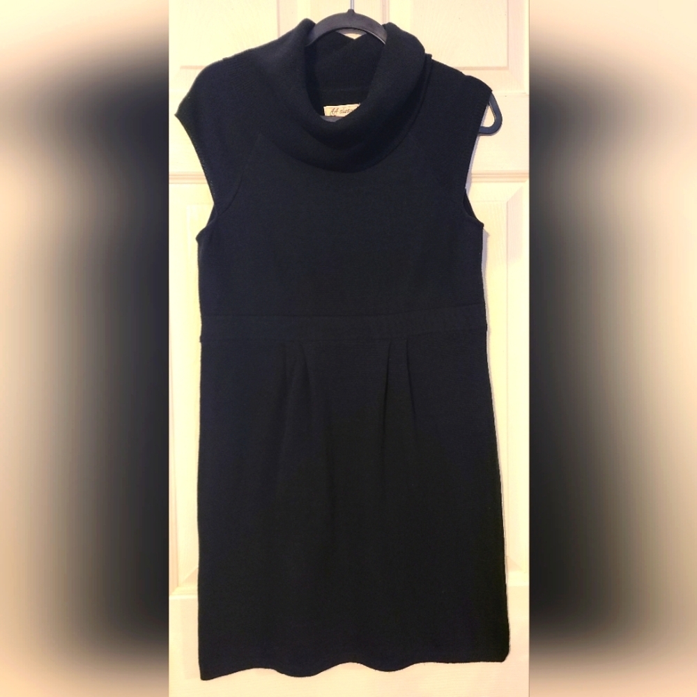 Vintage JJ Always Sweater Dress Knit Black Size L